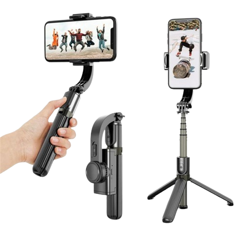Bastão Tripé Mini 360º Pau De Selfie Retrátil Gopro Controle Bluetooth 3 em 1 Para Celular