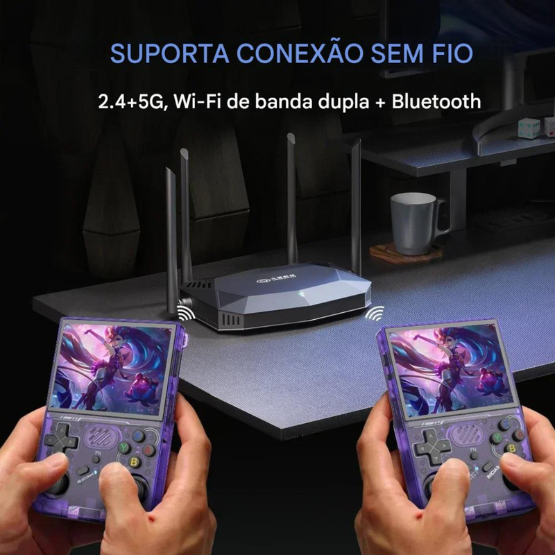 Console Gamer Retrô com WiFi Integrado