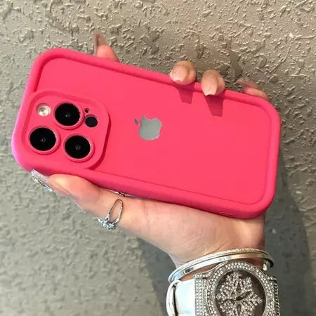 Case de Silicone Macio Diamantada Oval Anti-Gotas