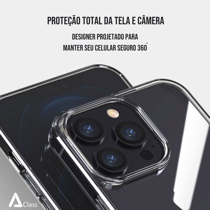 Case De Vidro Temperado Transparente - HD Glass