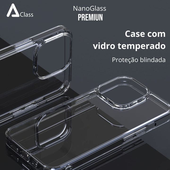 Case De Vidro Temperado Transparente - HD Glass