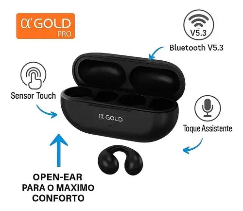 Fone de Ouvido Bluetooth Gold AirFit