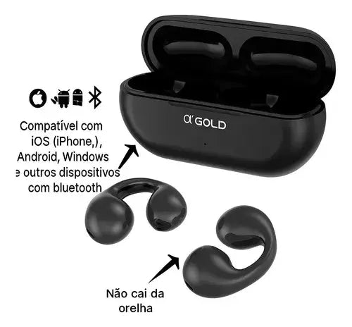 Fone de Ouvido Bluetooth Gold AirFit