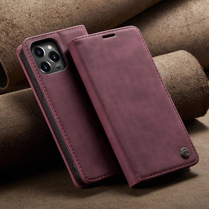Case de Couro para iPhone - Com Espaço para Cartões e Documentos