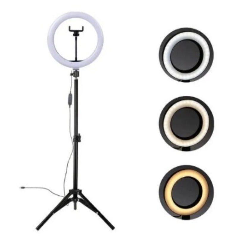 Ring Light Iluminador 10 Polegadas Com Tripé De 2.10 Metro SU
